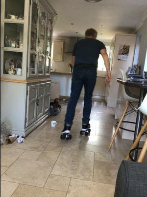 Kitchen skating 2