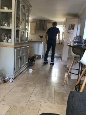 Kitchen skating 3